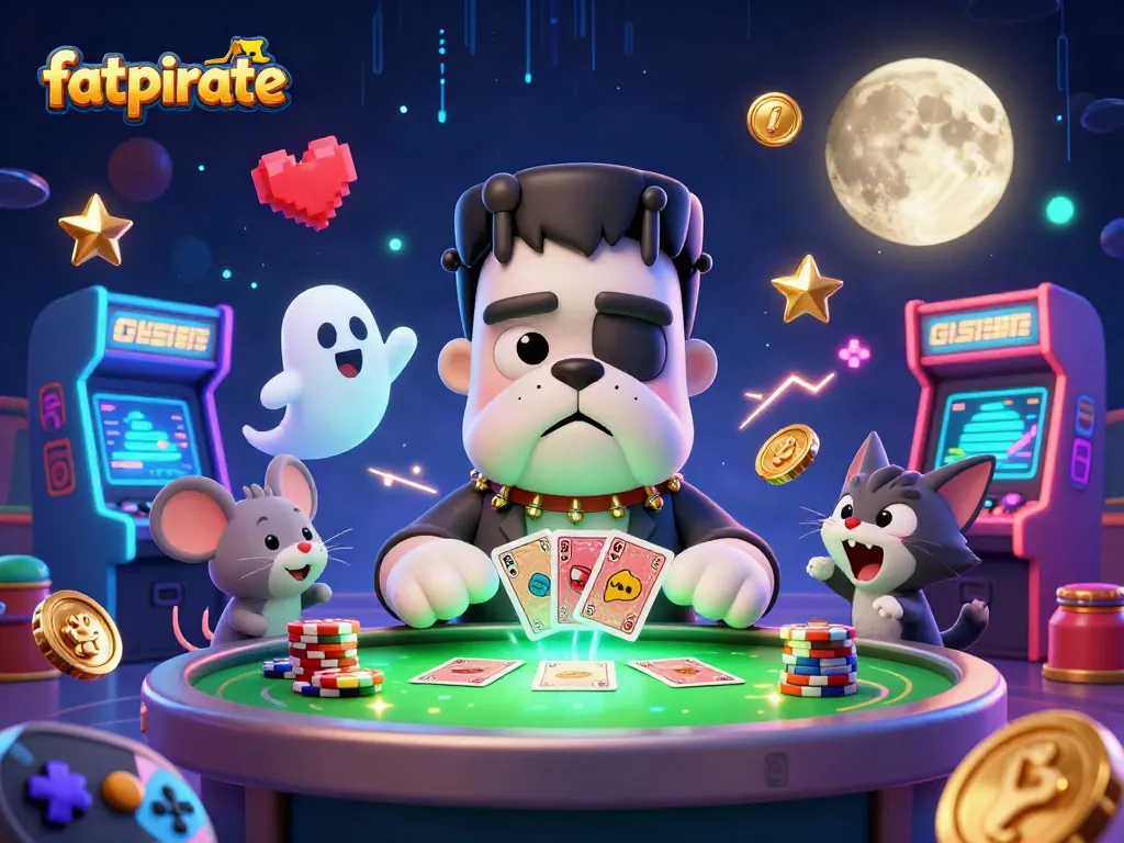 Experience the thrilling excitement of fatpirate casino games with vibrant characters and rich casino elements.