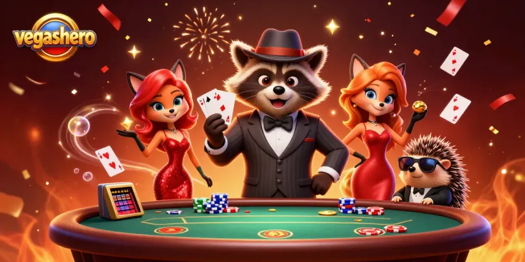 Experience winning strategies with vegashero through engaging poker action and vibrant casino visuals.