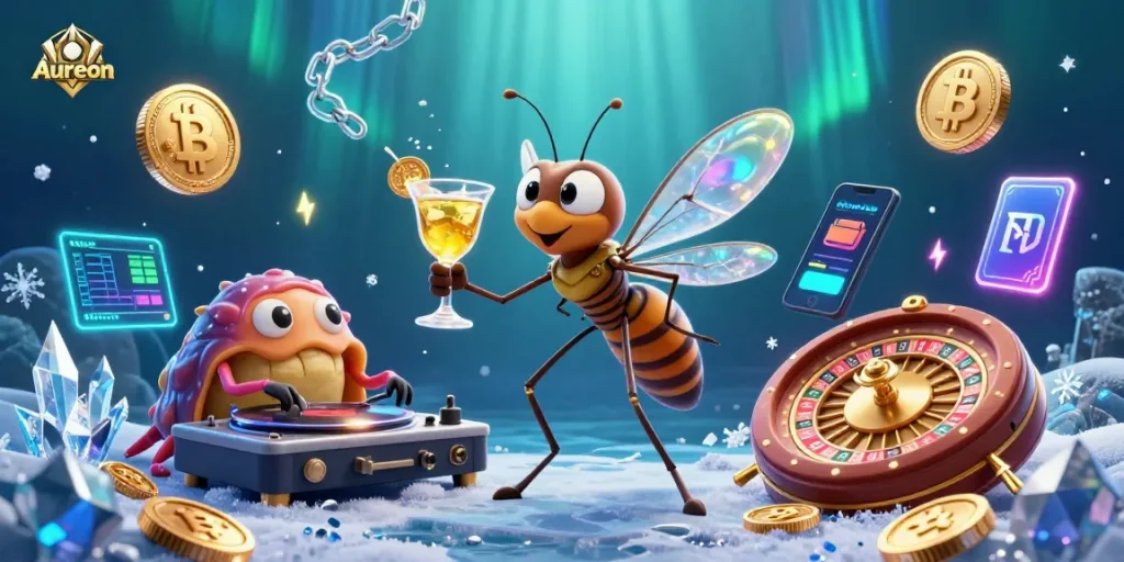 Aureon Casino showcases exciting gameplay with vibrant visuals, featuring unique gaming elements.